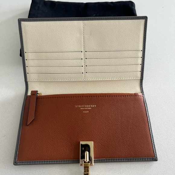 Grey Stratberry wallet. Never used. - Picture 2 of 2